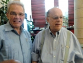 Cecilio Tieles y Salomón Mikowski. Encuentro de Jóvenes Pianistas, La Habana. 27 de mayo de 2013.